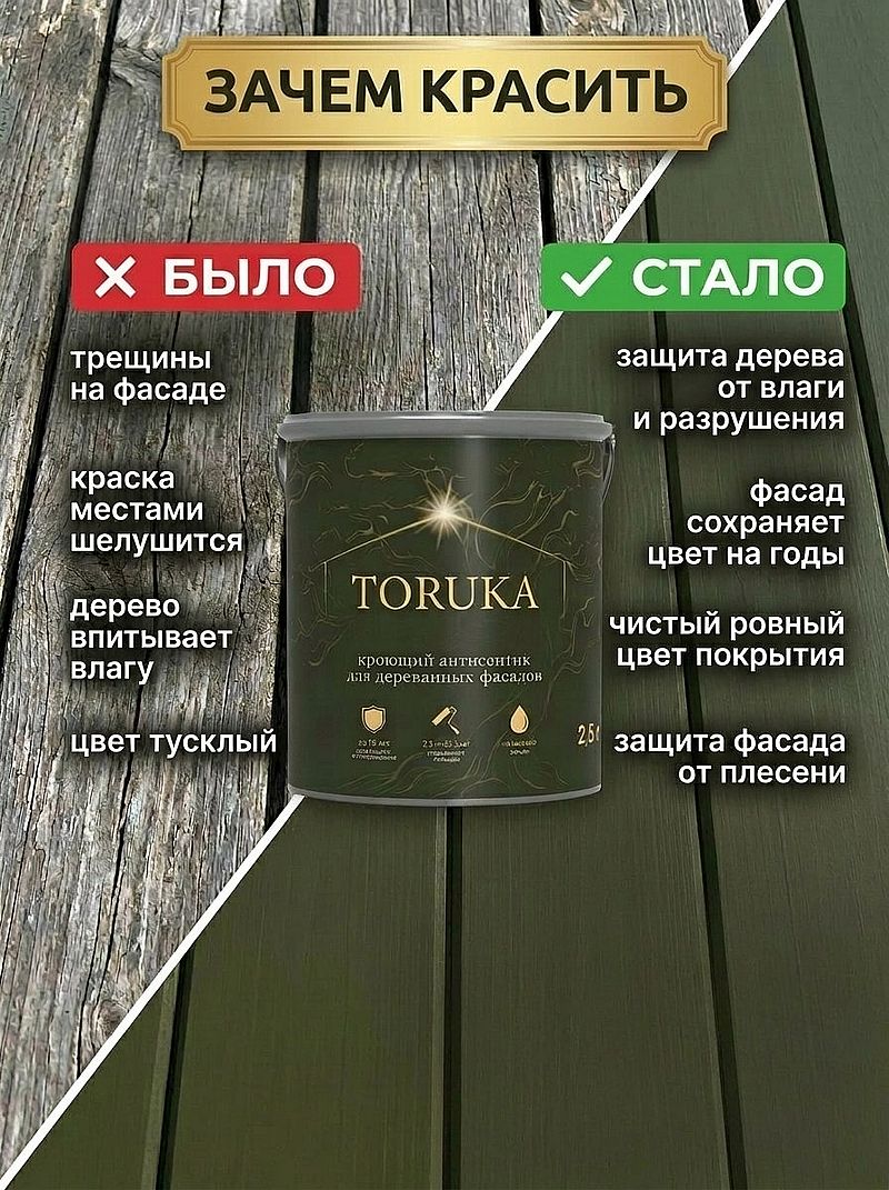 Toruka Кроющий антисептик фото4