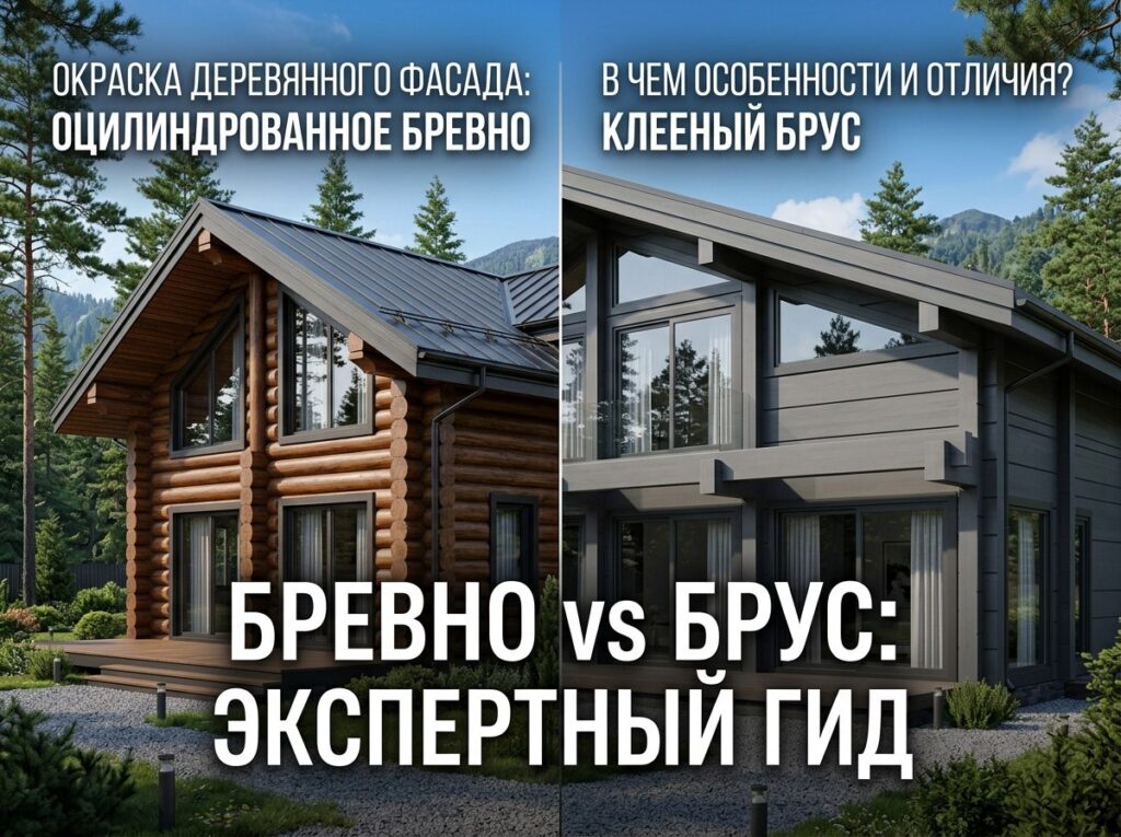 Окраска бревна и бруса, советы 5310086952923109609